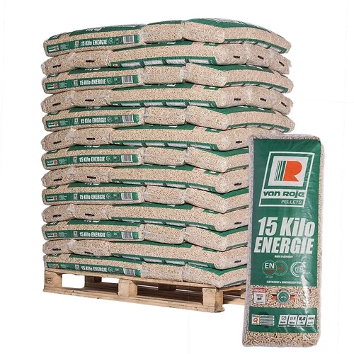 Deutsche Premium Holzpellets Van Roje - Palette 975kg
