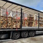 Birke Brennholz – 1 LKW-Ladung (44 RM) – Kammergetrocknet auf 22 Paletten (à 2 RM)