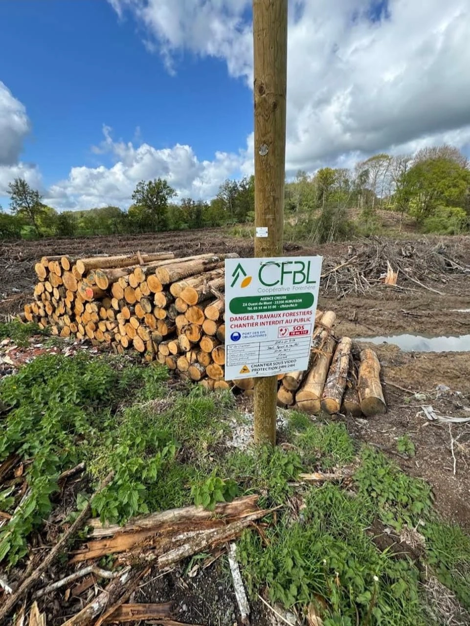 Forstwirtschaftliche Logistik von CFBL (SOCIETE COOPERATIVE AGRICOLE)
